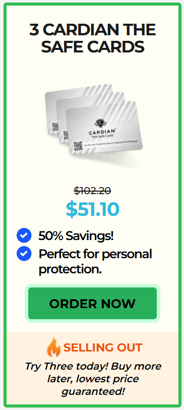 Cardian the Safecard 15